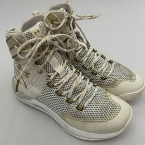 Under Armour Volleyball Shoes Highlight Ace 2.0 Women 7.5 White Metallic Gold
